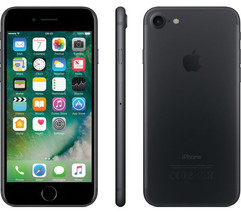 Apple iPhone 7 black 2gb 128gb quad core 4.7&quot; HD screen IOS 15 4g LTE smartphone - £330.27 GBP