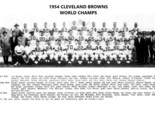 1954 CLEVELAND BROWNS  8X10 TEAM PHOTO FOOTBALL PICTURE NFL - £3.92 GBP