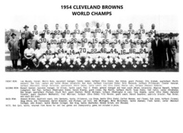 1954 CLEVELAND BROWNS  8X10 TEAM PHOTO FOOTBALL PICTURE NFL - £3.88 GBP
