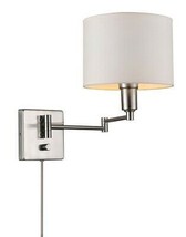 Globe Electric Bernard 65292 1-Light 13&quot; Tall LED Wall Sconce - Brushed Steel - £38.22 GBP