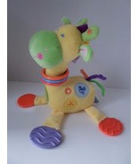 Kids Preferred Giraffe BABY Developmental Plush TOY Rattle Teether Mirror - $9.75