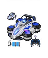 High-Speed Drift RC Stunt Deformation Car, 360-Degree Rotating Blue  - €50,84 EUR