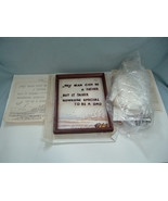 Vintage candamar designs plastic canvas needlepoint kit any man can be a... - $26.96 CAD