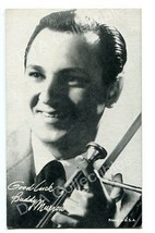 BUDDY MORROW-ARCADE CARD-1950 G - £11.28 GBP