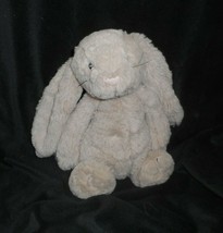 11&quot; Jellycat Light Brown Baby Bashful Bunny Rabbit Stuffed Animal Plush Toy Soft - £21.23 GBP