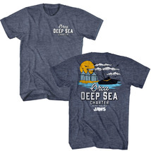 Jaws Orca Deep Sea Charters Men&#39;s T Shirt Sunset Clouds Seagulls Amity Island - £21.18 GBP+