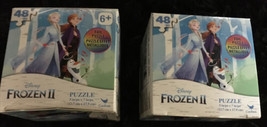 (2) Disney Frozen 2 48 Piece Foil Puzzle Ages 6+ NIB - £10.41 GBP