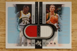 NBA 2006-07 Fleer Connextions Ray Allen Luke Ridnour Jersey Card CN-AR 111/199 - £11.72 GBP