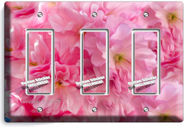 Cherry Blossom Sakura Flowers Cluster Triple Gfci Light Switch Wall Plate Cover - £13.37 GBP