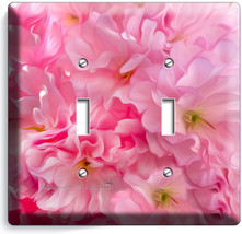 Cherry Blossom Sakura Flowers Cluster Double Light Switch Wall Plate Cover Decor - £8.91 GBP