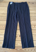 Haggar NWT Men’s Super Flex dress pants size 34x32 black m1 - $17.72