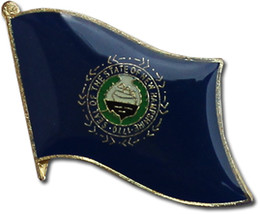 New Hampshire Flag Lapel Pin - £2.59 GBP