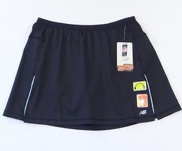 New Balance Black Stretch Running Skort Skirt with Attached Shorts Women&#39;s NWT - £39.97 GBP