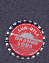 Vintage 1970 Group of 10 Sun-Rise Orange Plastic Lined Soda Cap - Coca Cola - £3.99 GBP
