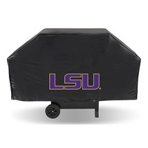LSU TIGERS ECONOMY TEAM LOGO BBQ GRILL COVER NEW &amp; OFFICIALLY LICENSED - $19.30