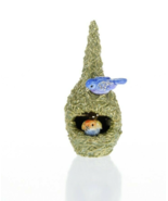 Green Bird nest Trinket Box Hand made  by Keren Kopal with  Austrian Cry... - $53.10