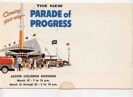 1936 Chevrolet Parade of Progress Brochure Aerodome Austin Texas  - $126.72