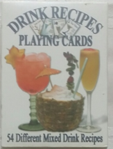 Drink Recipes Playing Cards, New - $7.95
