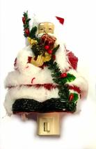 Home For ALL The Holidays Acrylic Christmas Night Light (Santa with Gift) - $20.00