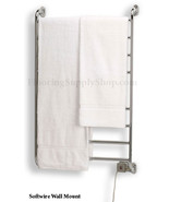 Electric Towel Warmers and Drying Rack Kensington  Satin Nickle - $476.55 CAD
