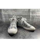 Converse Ctas All Star Sneakers Kid Girls 6M Glitter Star High Top Shoes... - $37.50 CAD