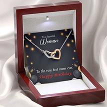 Mother Necklace Best Mom Ever Inseparable Love Pendant Birthday Keepsake Card w  - £50.64 GBP