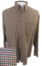 Regiment Shops of Colorado Men shirt casual/dress  p2p 26.5 L houndstoot... - £19.46 GBP