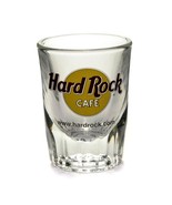 Hard Rock Cafe Heavy Base Shot Glass Clear Thick Glass - £9.47 GBP