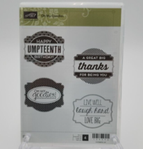 Stampin&#39; Up! Oh My Goodness Rubber Stamp Set 134090 - Set of 4 - $9.74