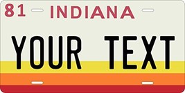 Indiana 1981 Personalized Tag Vehicle Car Auto License Plate - £13.18 GBP