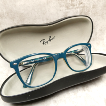 Ray-Ban Blue Green Clear Eyeglasses FRAMES w/ Case - RB5285 5763 53-19-145 - $923.82 MXN