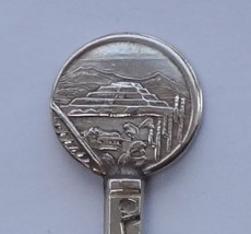 Collector Souvenir Spoon Mexico Puerto Vallarta Aztec Mayan Ruins - £5.58 GBP