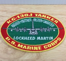 USMC Marine Corps Embroidered Patch Lockheed Martin KC-130J Higher Farther - £14.70 GBP