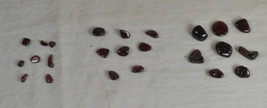 #3406 Garnet - China -- 24 pieces -- tumbled - $3.00