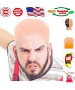Realistic Fake Bald Cap for Kids and Adults - Ideal for Halloween Costumes - $15.93 CAD