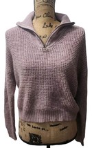 American Eagle Outfitters Womens Size S Sweater Purple Quarter Zip Knit - £26.05 GBP