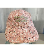 Pink Ladies Floral &quot;GOOD THINGS TAKE TIME&quot; Hat w/ Adjustable Tie Pre-Owned - €9,37 EUR