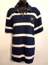 American Eagle Outfitters Polo Classic Fit Navy Knit Cotton Shirt Men&#39;s size XXL - £10.02 GBP