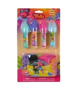 Troll 4pk Lip Balm w/ Hair &amp; Mini Tin on Card-Party Favors Dreamworks- F... - $68.37 CAD