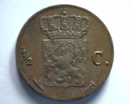 1870 Netherlands Half Cent Km 90 Very Fine Vf Nice Original Coin From Bobs Coins - £19.65 GBP