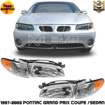 Head Lights Assembly LH&amp;RH For 1997-2003 Pontiac Grand Prix Coupe /Sedan - £75.13 GBP