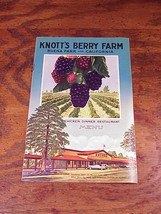 1953 Knott&#39;s Berry Farm Brochure and Menu																																							 - £4.65 GBP