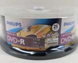 Philips LightScribe DVD-R 25 Record Discs 4.7 GB 120 Min 1-16x Speed NEW... - $19.79