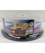 Philips LightScribe DVD-R 25 Record Discs 4.7 GB 120 Min 1-16x Speed NEW... - £15.50 GBP