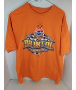 Orange Bristol Motor Speedway Tennessee 2008 Graphic TShirt Size XL - $4.50