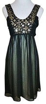 Forever 21 Dress Empire Waist Black Chiffon Sleeveless size Small Prom C... - £15.64 GBP