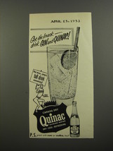 1953 Canada Dry Quinac Ad - Get the knack - drink gin and Quinac - £14.78 GBP