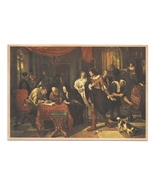 The Marriage Contract Dutch Artist Jan Steen Painter Hague Art Postcard - £5.34 GBP