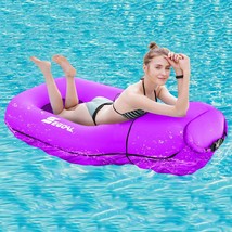 Inflatable Pool Floats For Adults, Multi-Purpose Float Raft Swimming Water Hammo - £53.77 GBP