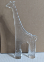 Vintage Bertil Vallien Kosta Boda Art Glass Zoo Series Giraffe Sweden 1970&#39;s - $34.82